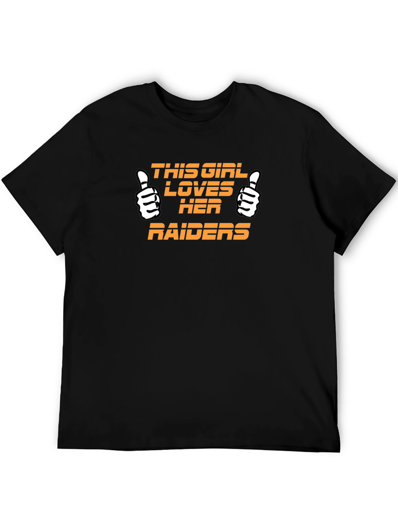 Raiders Fan T-Shirt - This Girl Loves Her Raiders