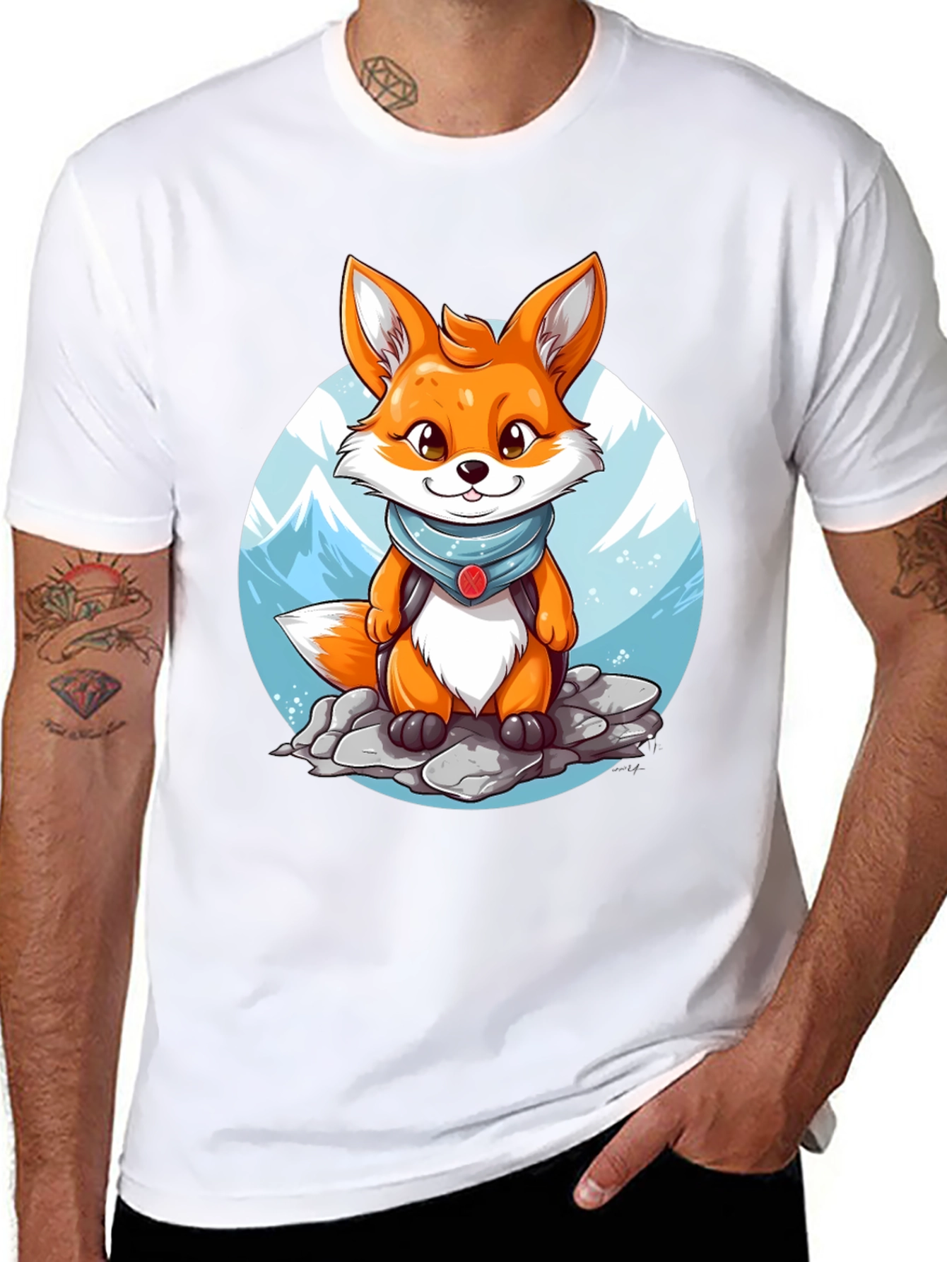 Fox Hiker Graphic Tee - Adventure Ready