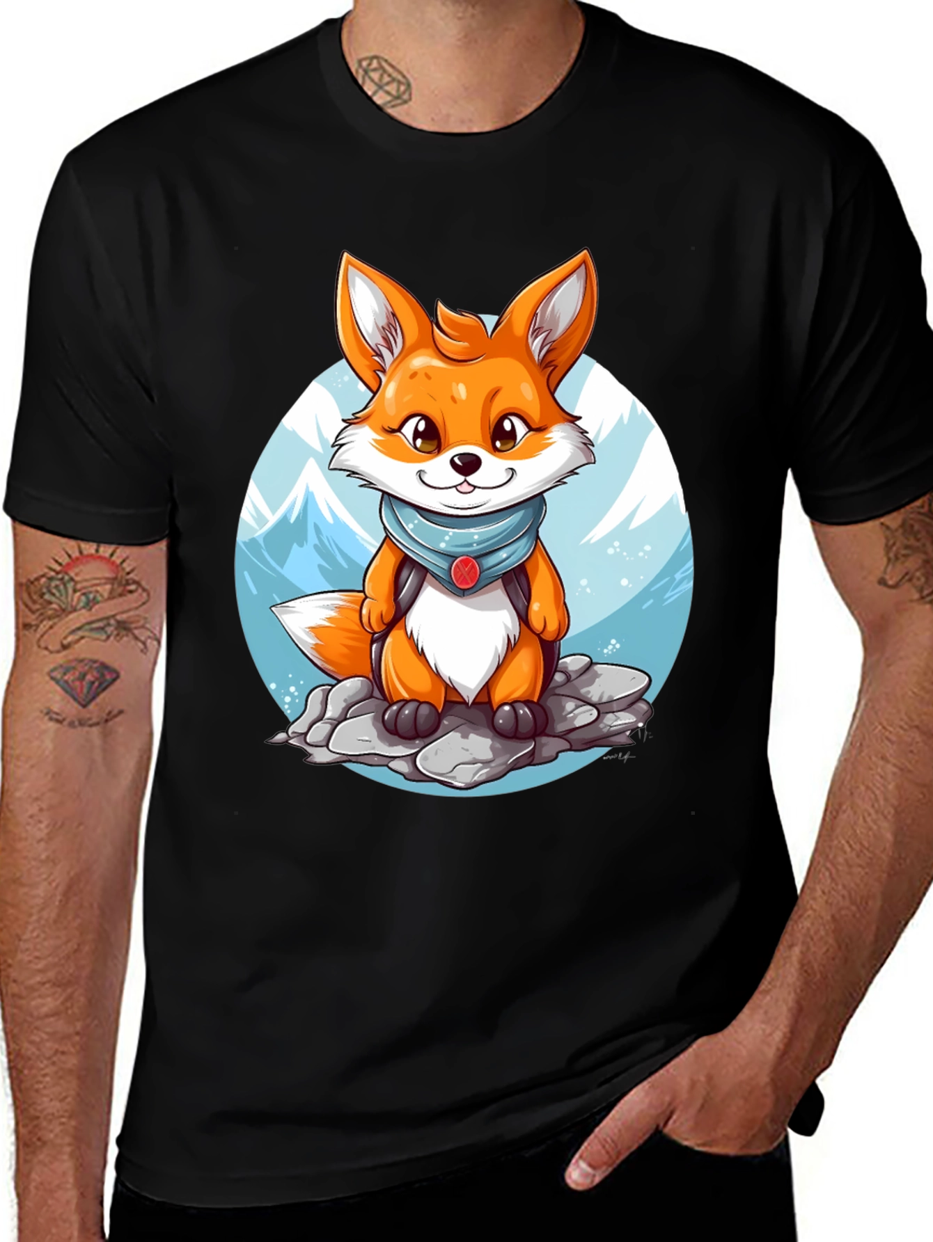 Fox Hiker Graphic Tee - Adventure Ready