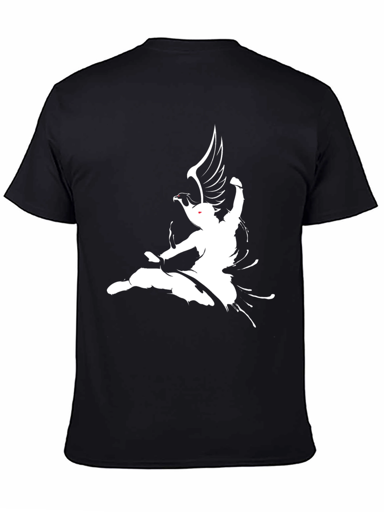Eagle Strike Graphic Tee - Black Cotton Blend