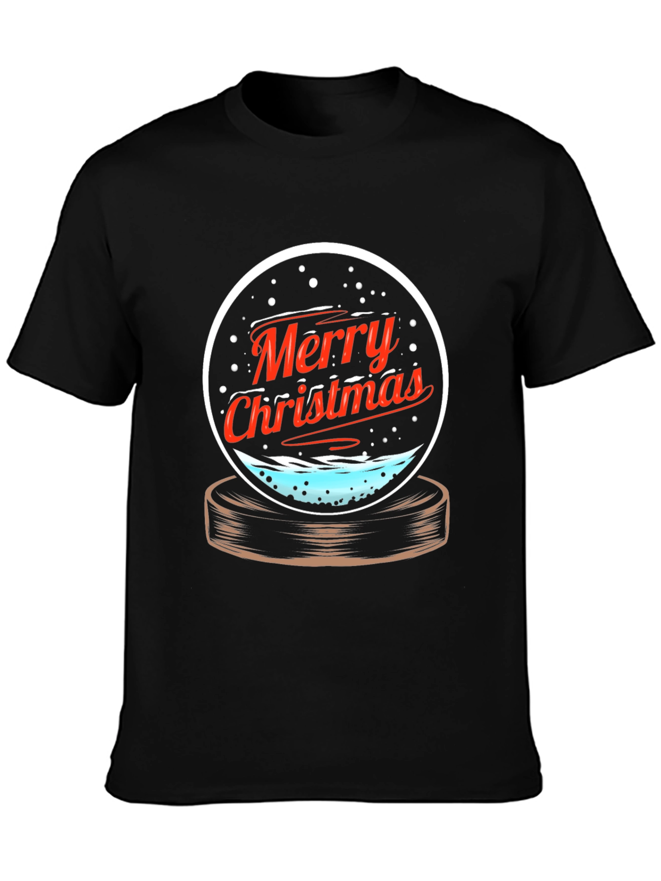 Merry Christmas Snow Globe T-Shirt