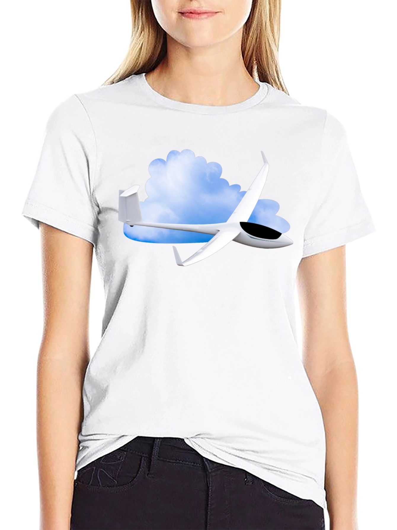 Glider Plane T-Shirt - Sky High Style