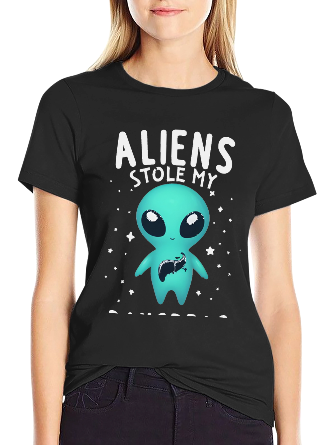 Aliens Stole My Liver Graphic Tee