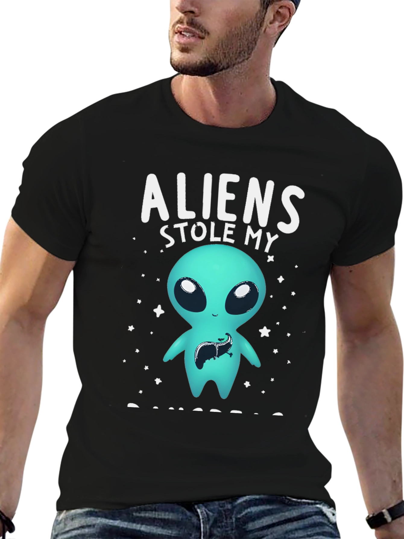 Aliens Stole My Liver Graphic Tee