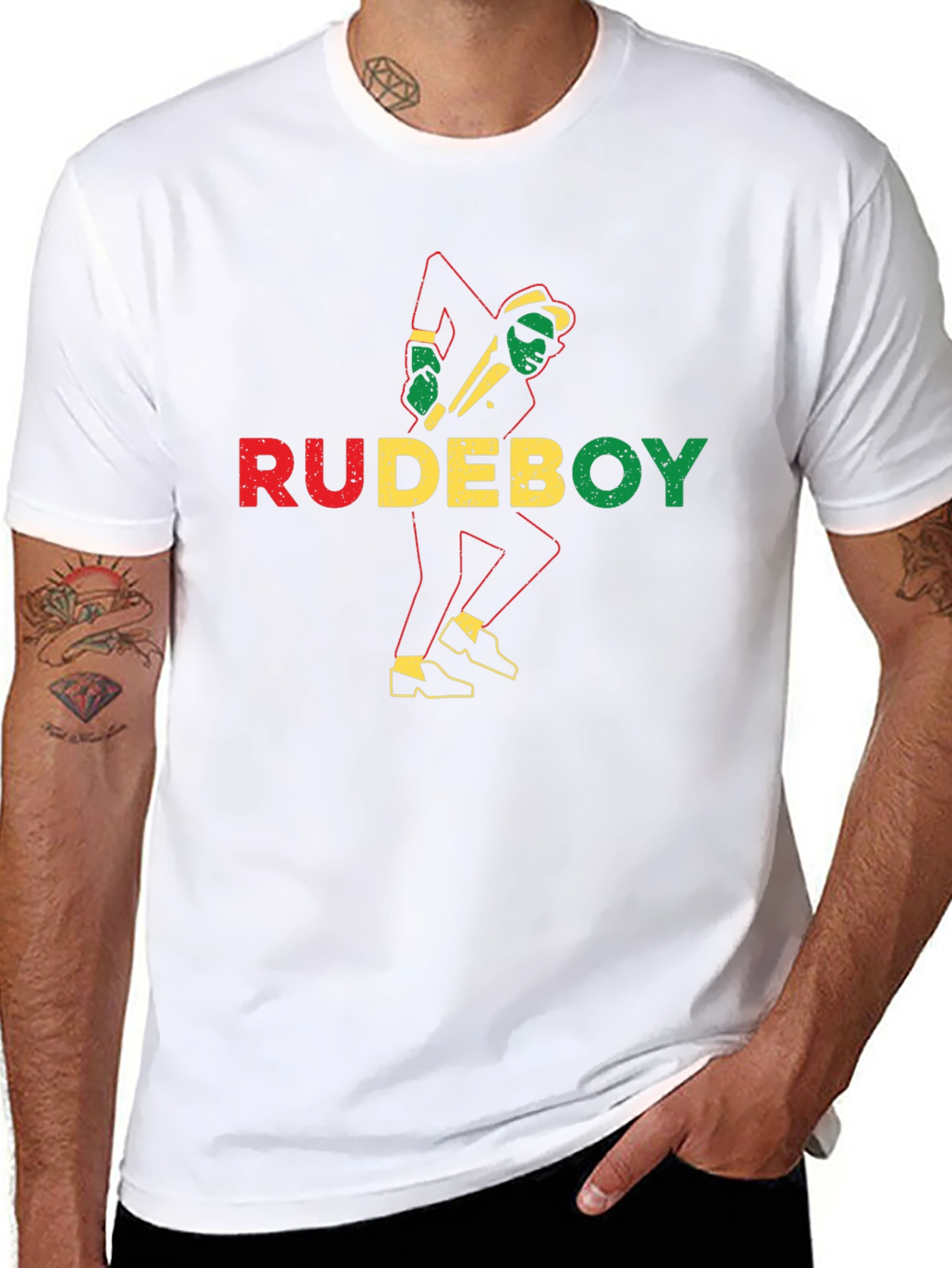 Rudeboy Graphic T-Shirt - Jamaican Style