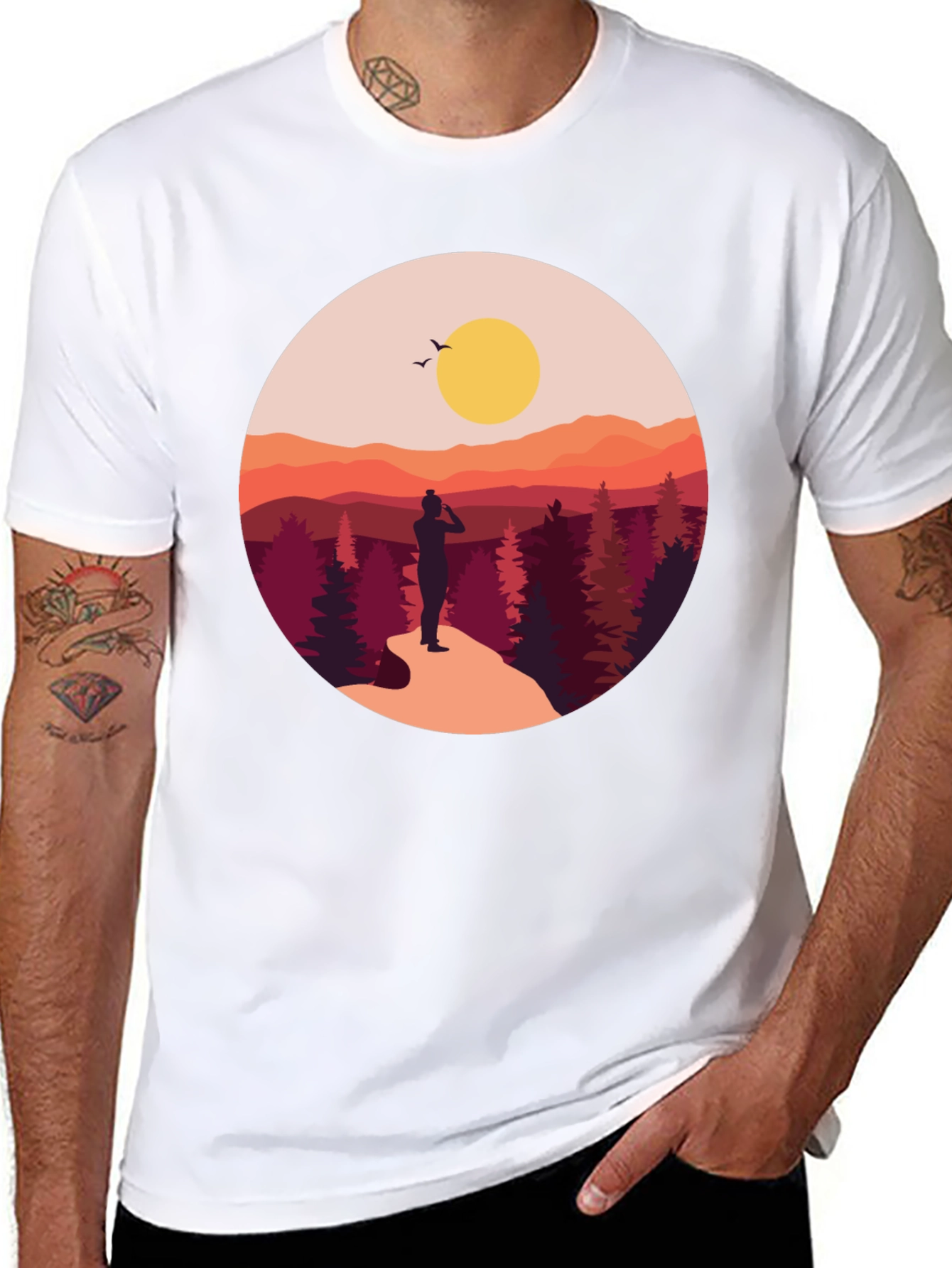 Nature Inspired Graphic Tee