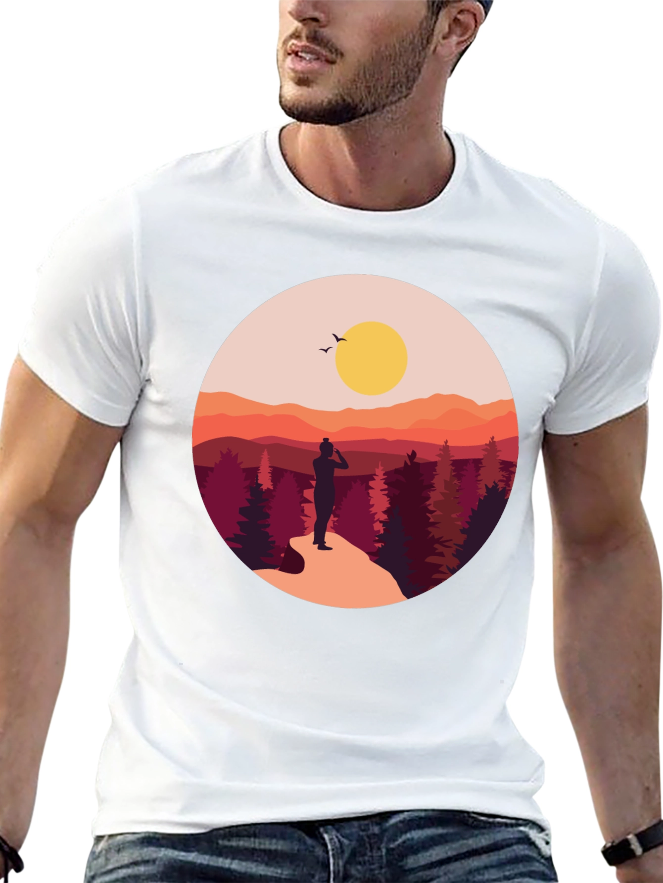 Nature Inspired Graphic Tee