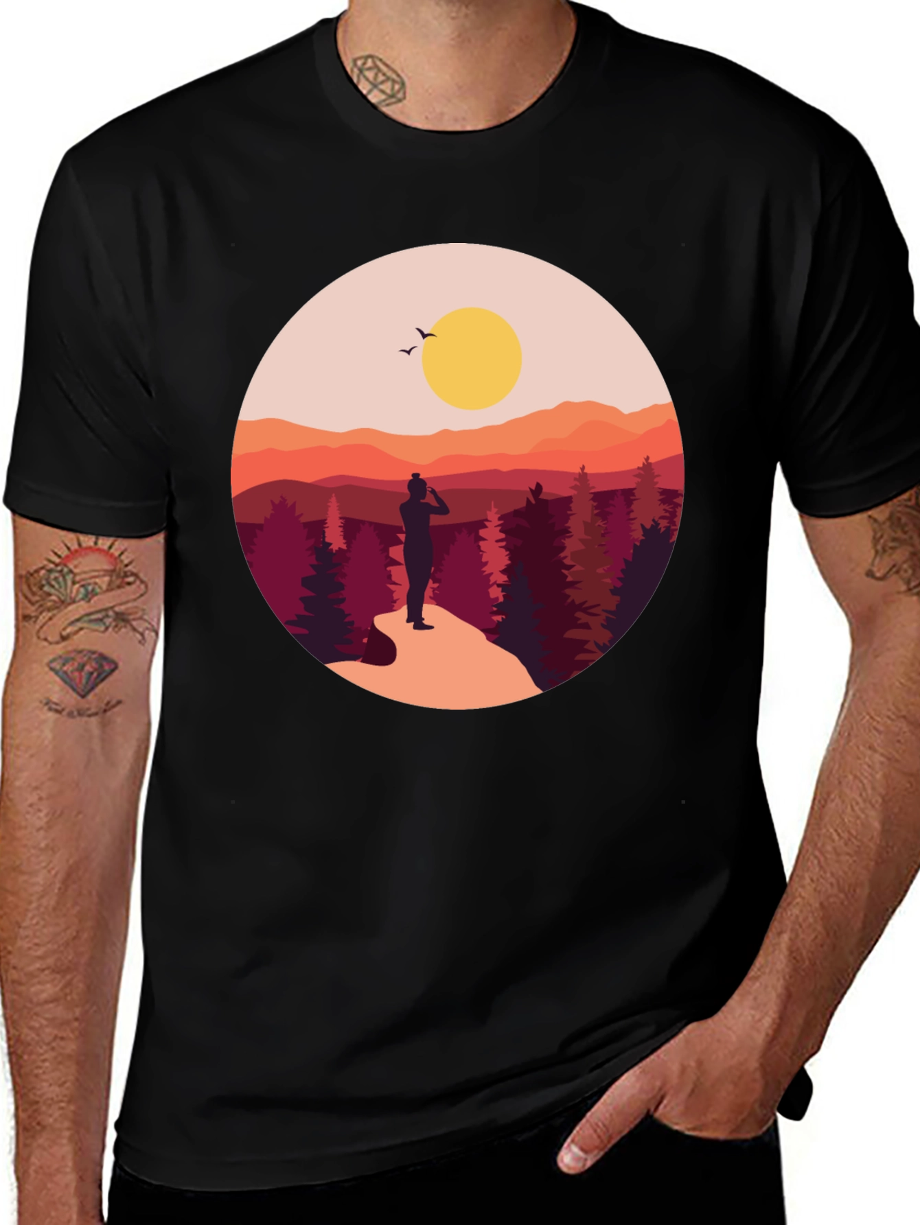 Nature Inspired Graphic Tee