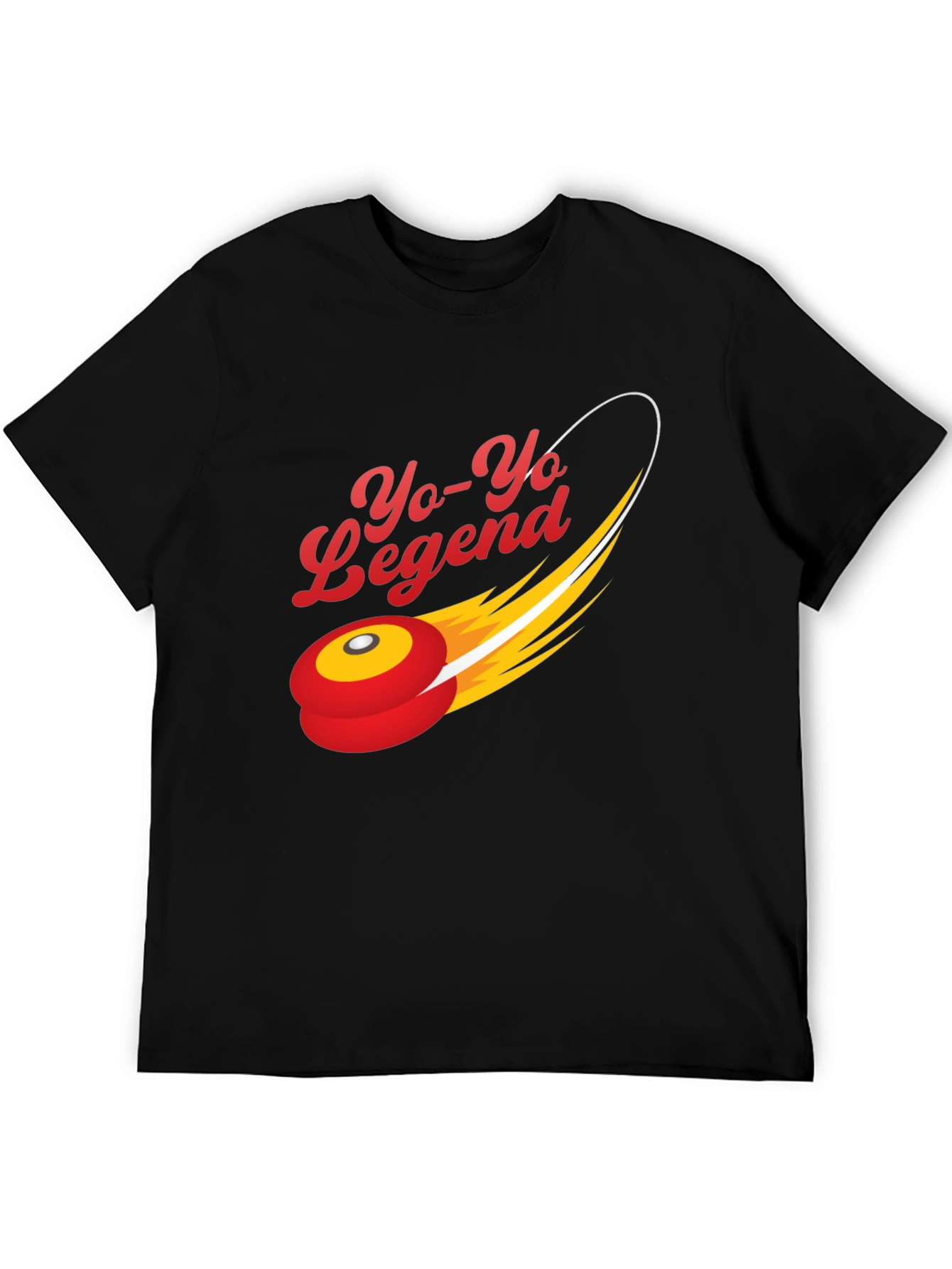 Yo-Yo Legend Graphic Tee - Black Cotton Blend