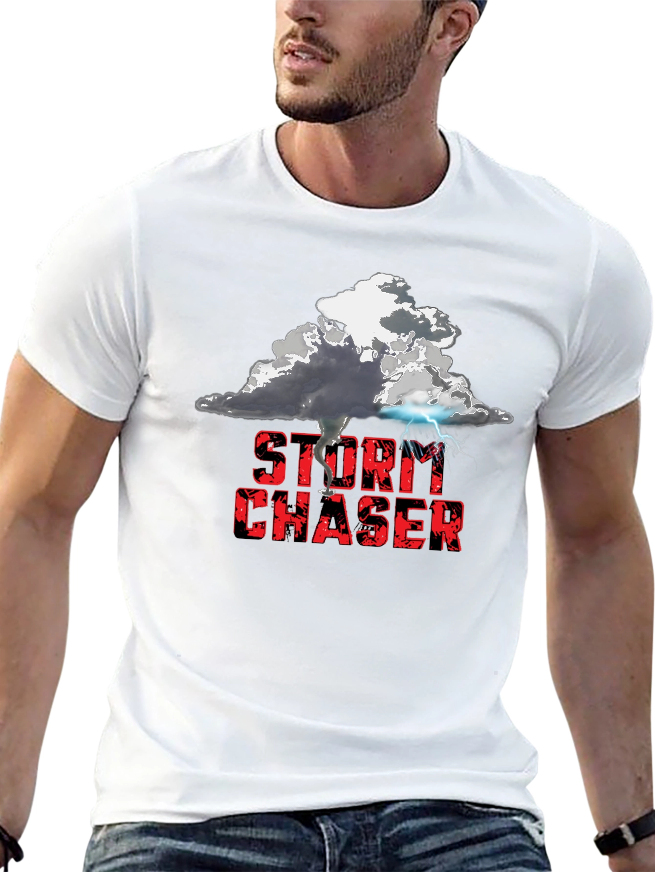 Storm Chaser Graphic T-Shirt - Weather Enthusiast Tee