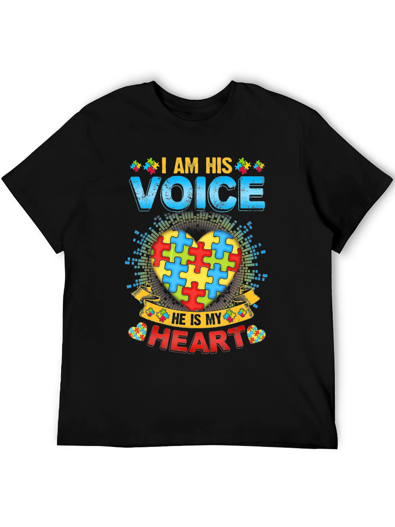 Autism Awareness I am His Voice T-Shirt