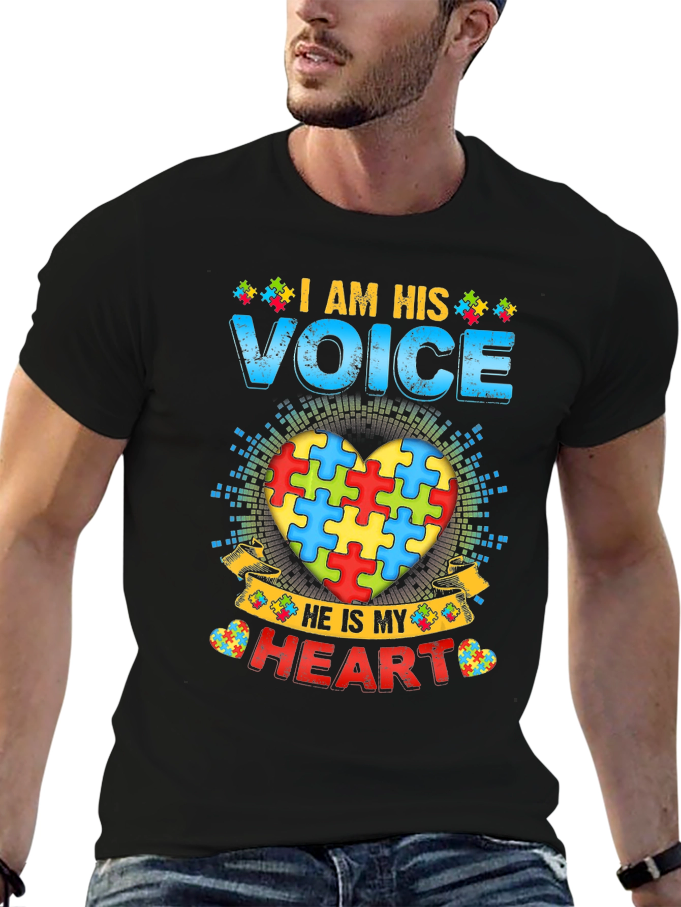 Autism Awareness I am His Voice T-Shirt