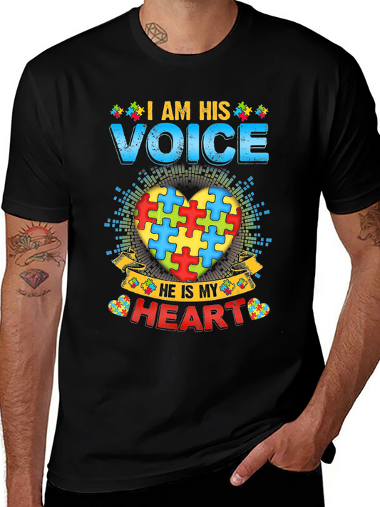 Autism Awareness I am His Voice T-Shirt