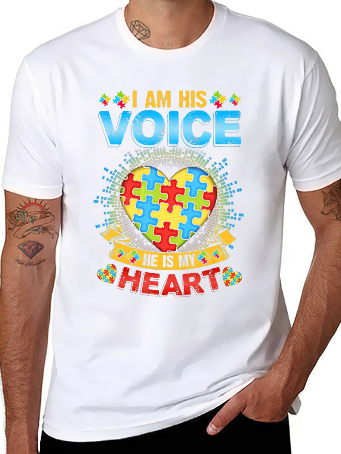 Autism Awareness I am His Voice T-Shirt