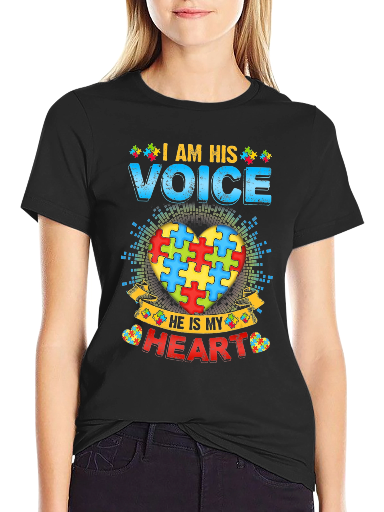 Autism Awareness I am His Voice T-Shirt