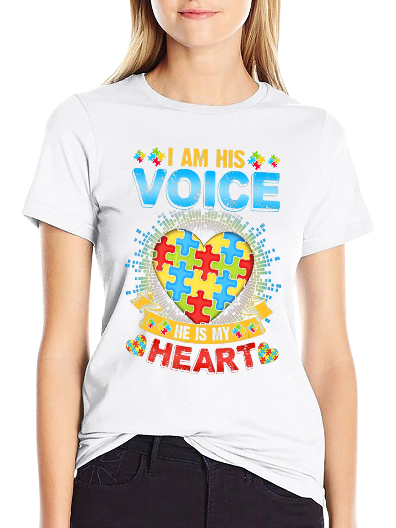 Autism Awareness I am His Voice T-Shirt