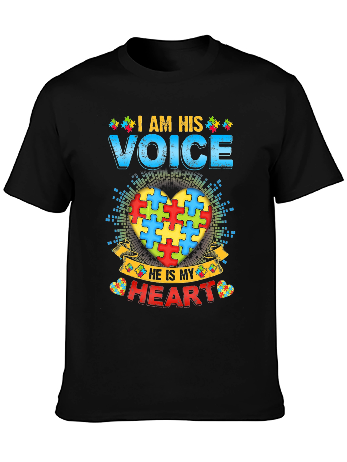 Autism Awareness I am His Voice T-Shirt
