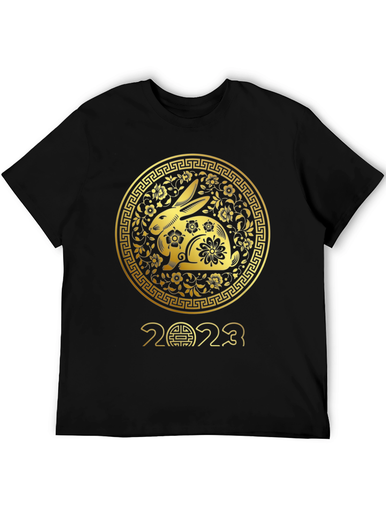 Year of the Rabbit 2023 Black T-Shirt