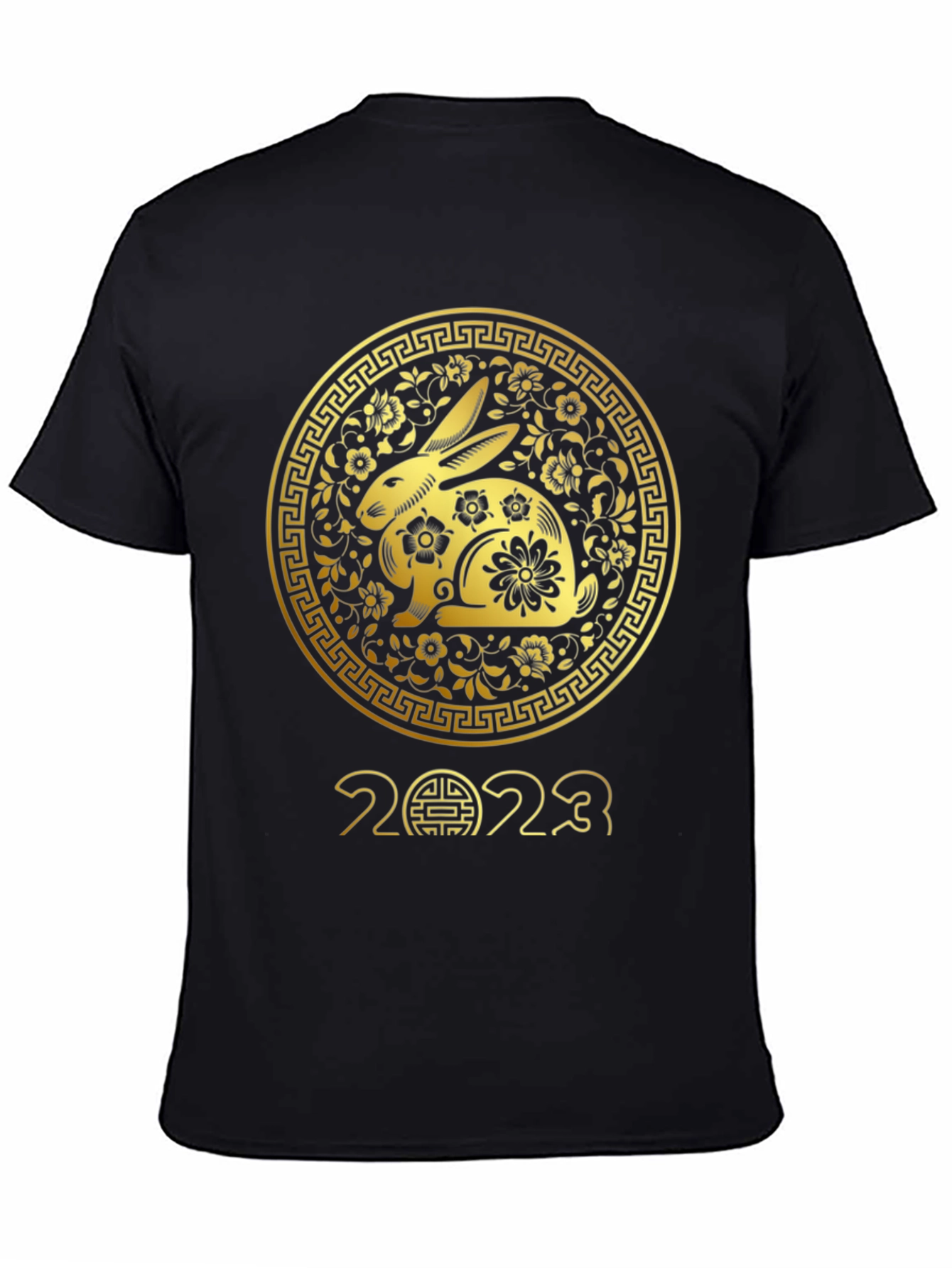 Year of the Rabbit 2023 Black T-Shirt