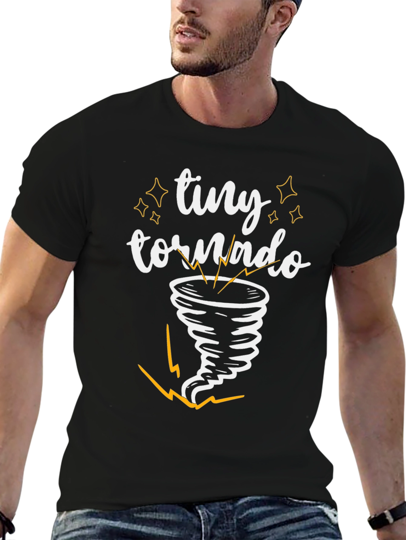 Tiny Tornado Graphic Tee - Soft Cotton Blend