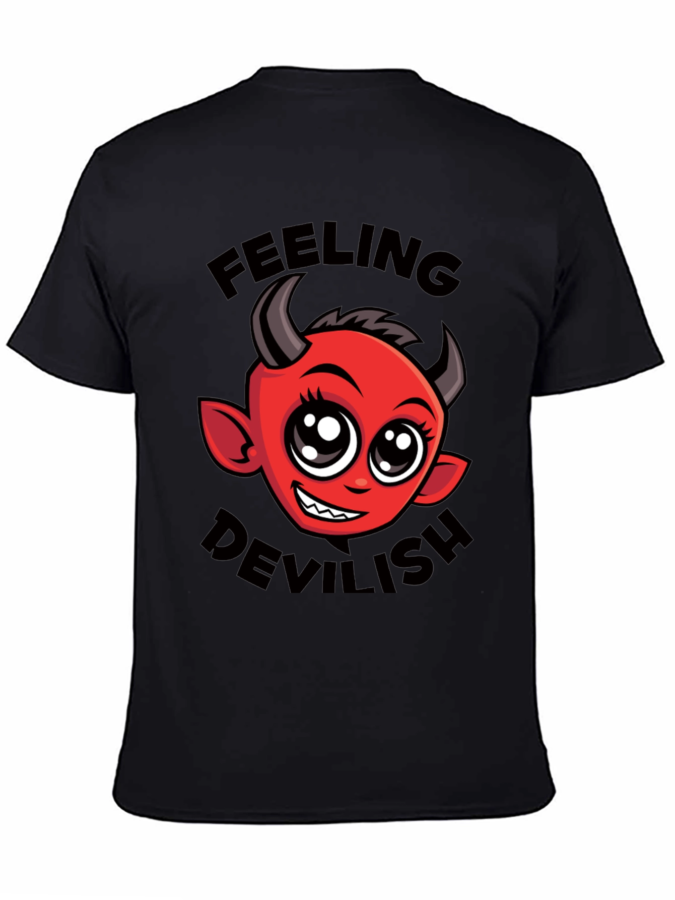 Feeling Devilish T-Shirt - Cute Cartoon Devil