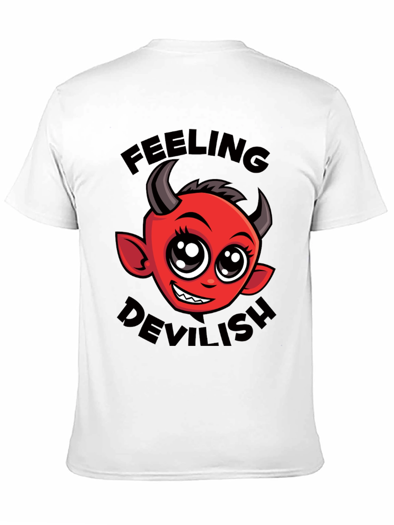 Feeling Devilish T-Shirt - Cute Cartoon Devil