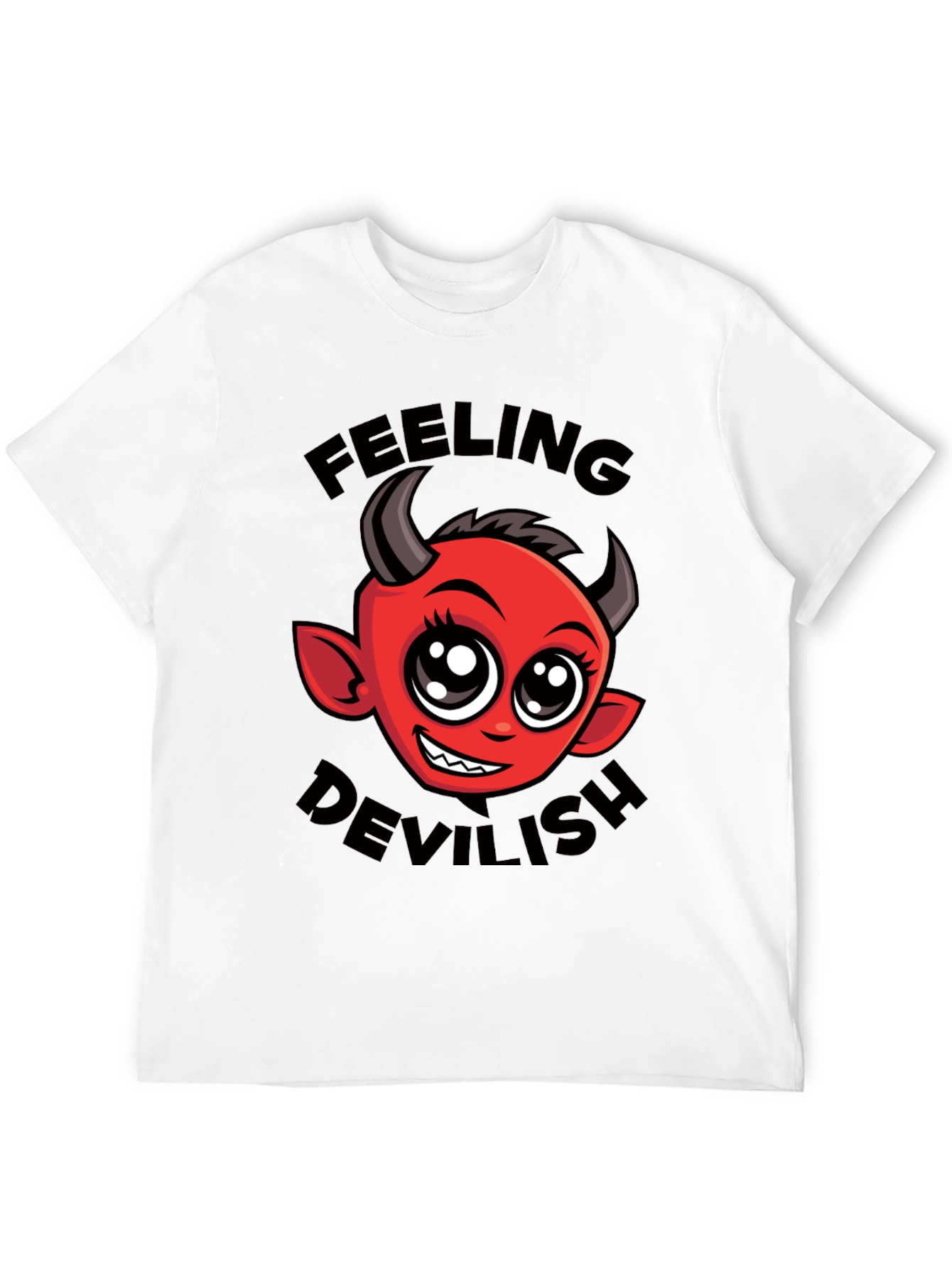 Feeling Devilish T-Shirt - Cute Cartoon Devil