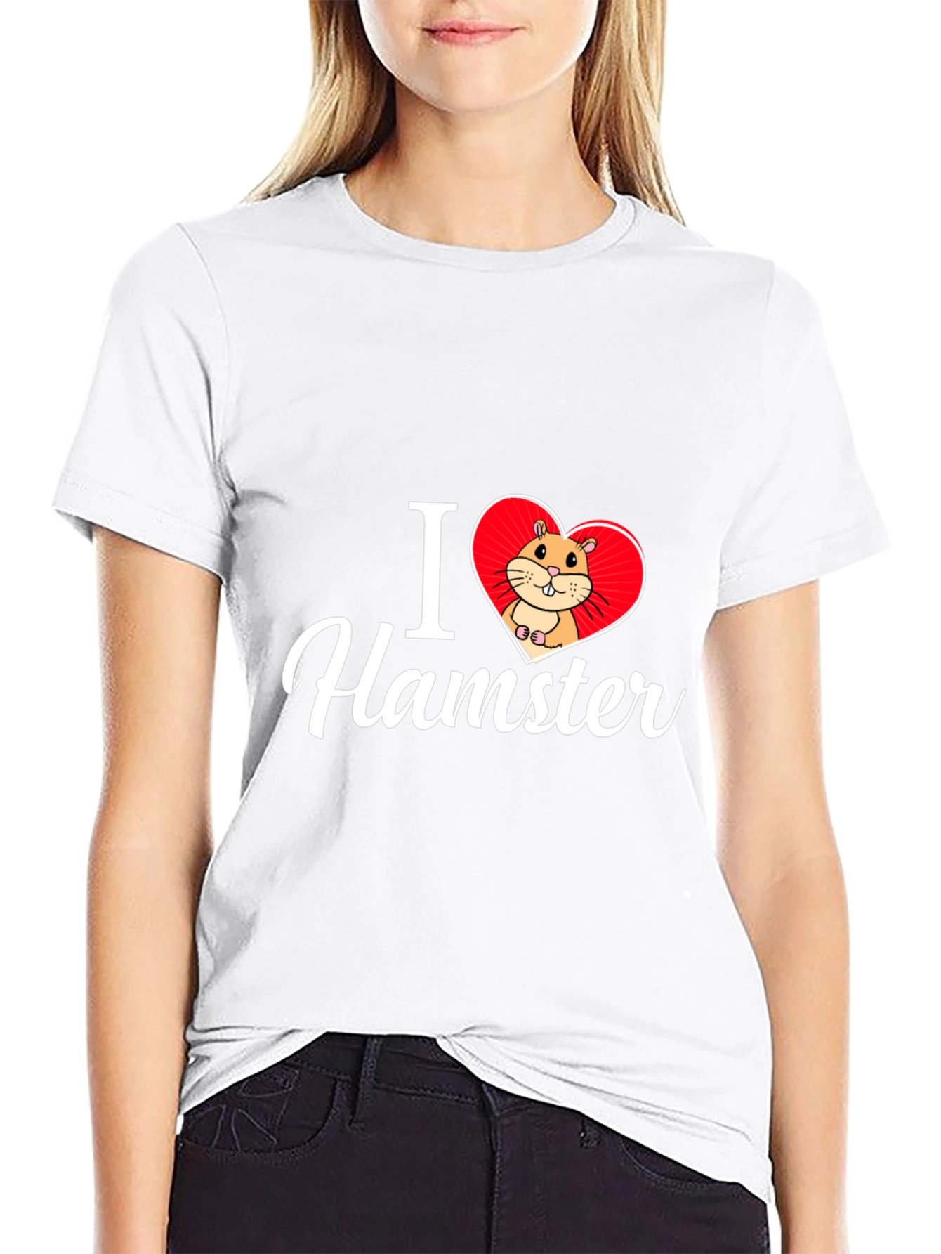 I Love Hamster T-Shirt - Cute Pet Graphic Tee