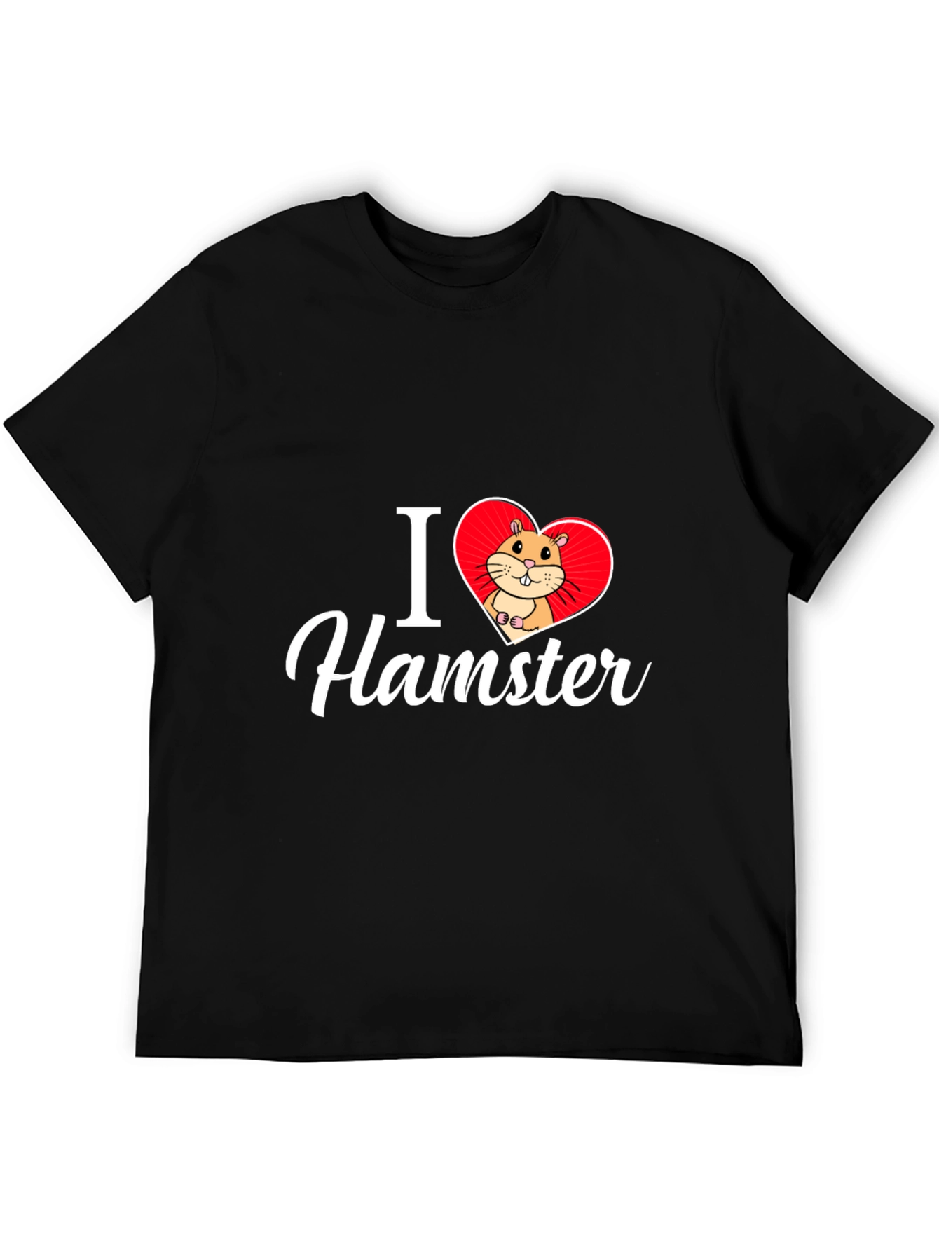 I Love Hamster T-Shirt - Cute Pet Graphic Tee