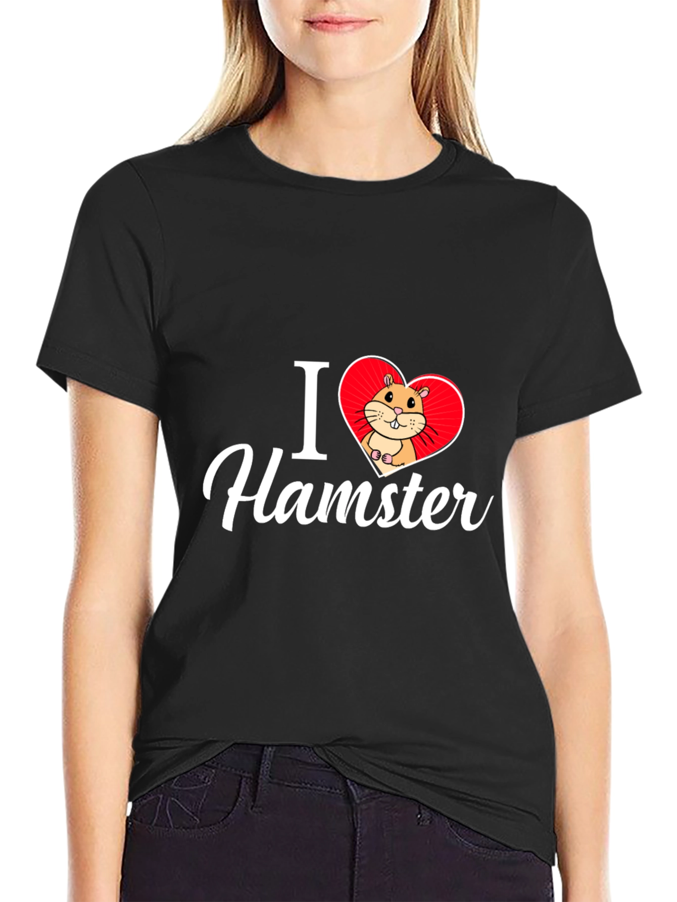 I Love Hamster T-Shirt - Cute Pet Graphic Tee