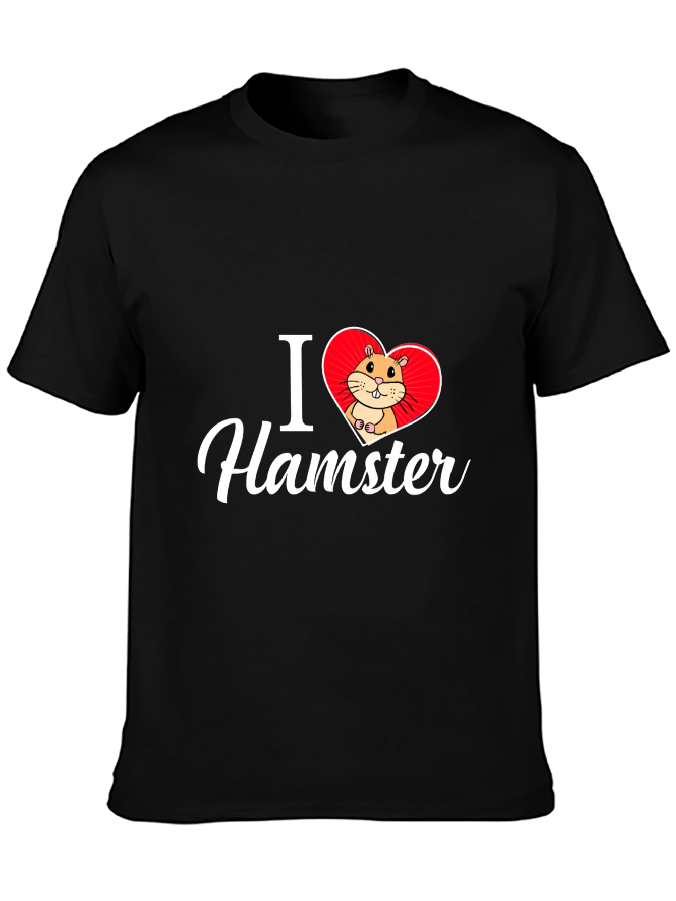 I Love Hamster T-Shirt - Cute Pet Graphic Tee