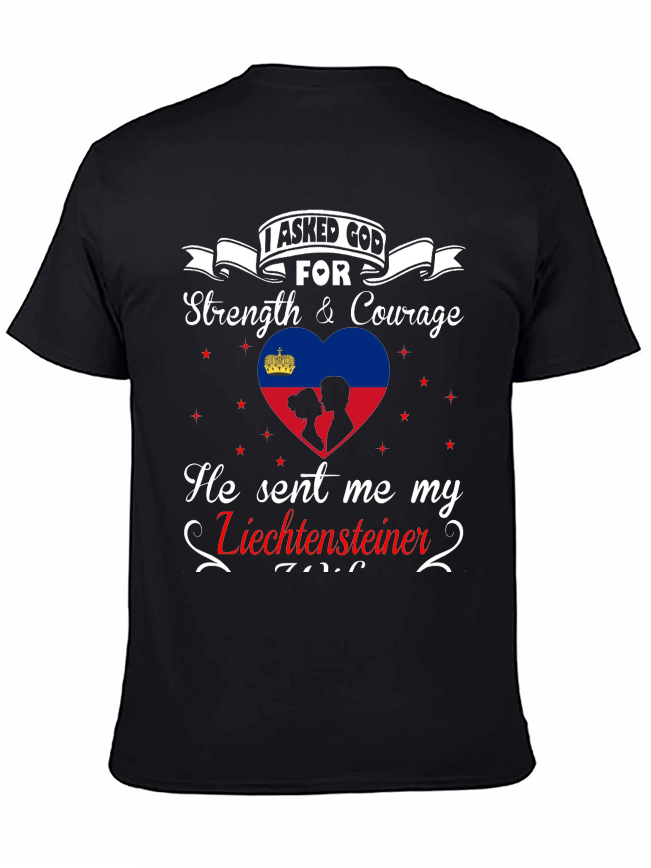 Liechtensteiner Strength & Courage Graphic Tee