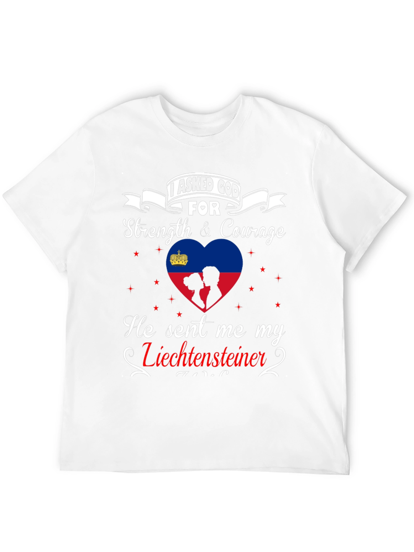 Liechtensteiner Strength & Courage Graphic Tee