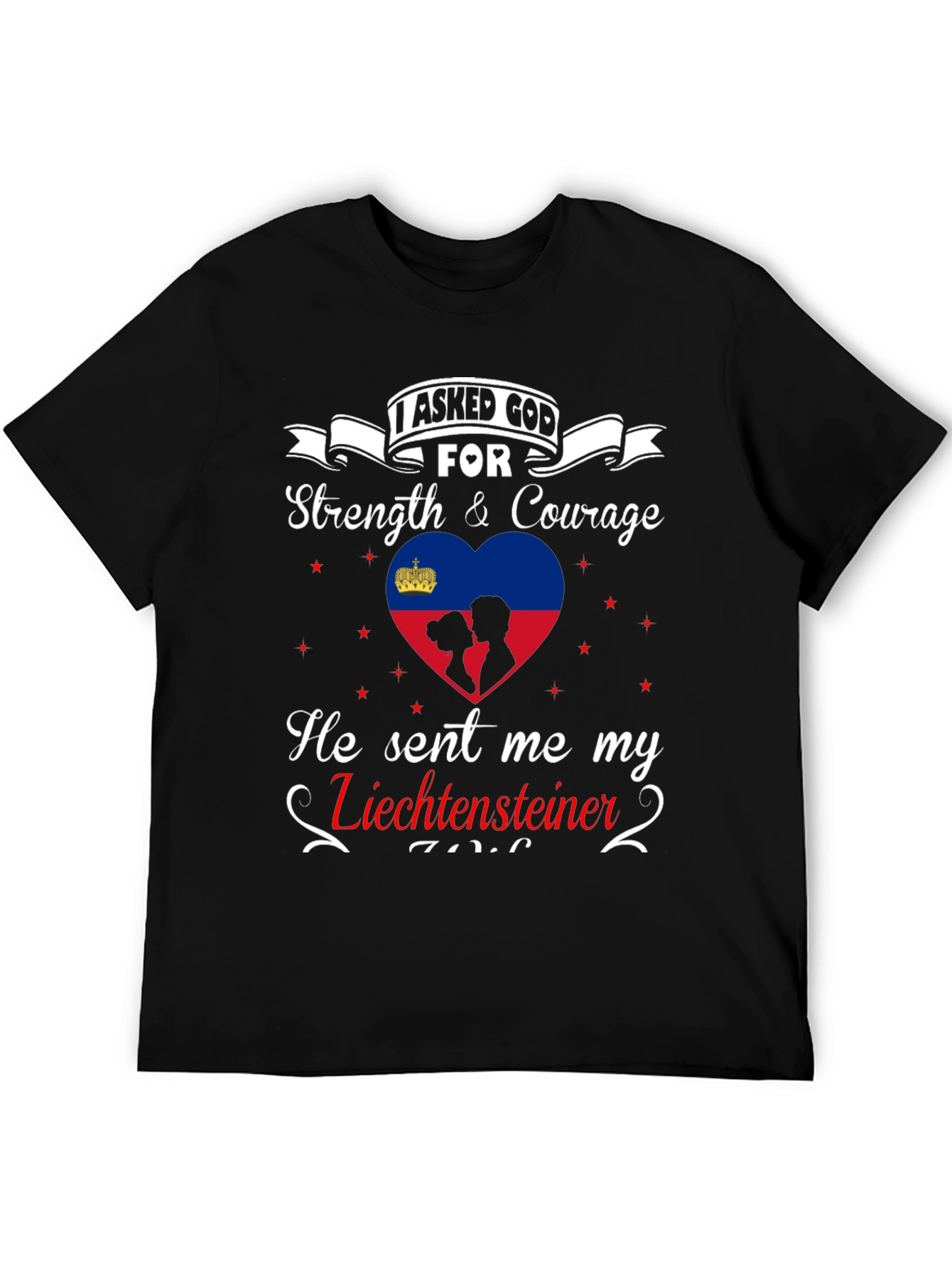 Liechtensteiner Strength & Courage Graphic Tee