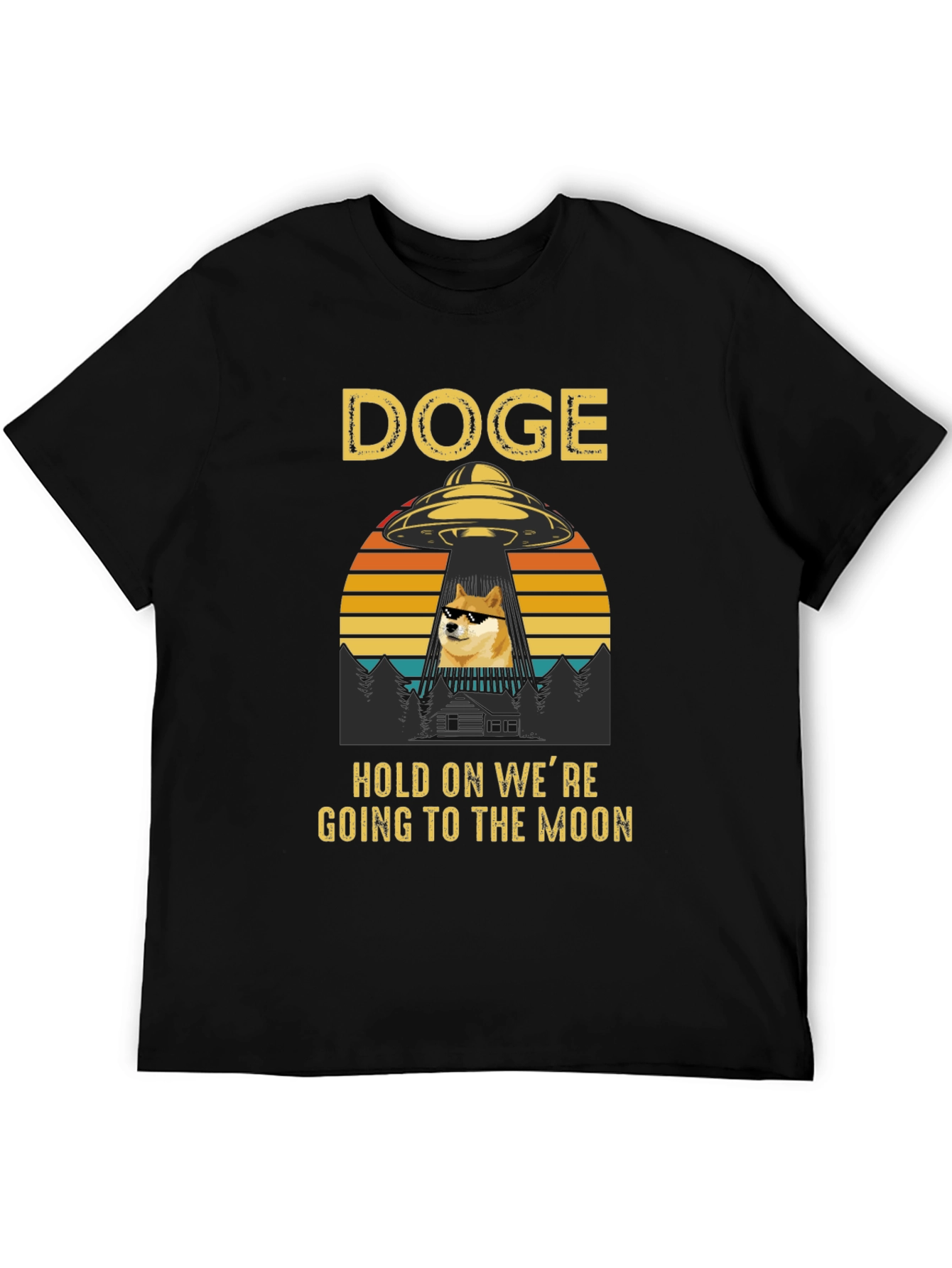 Doge Going to the Moon T-Shirt