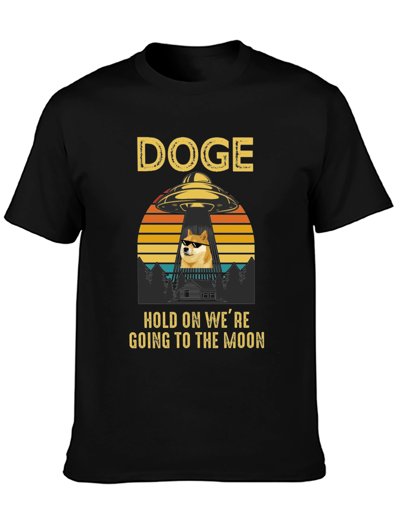 Doge Going to the Moon T-Shirt