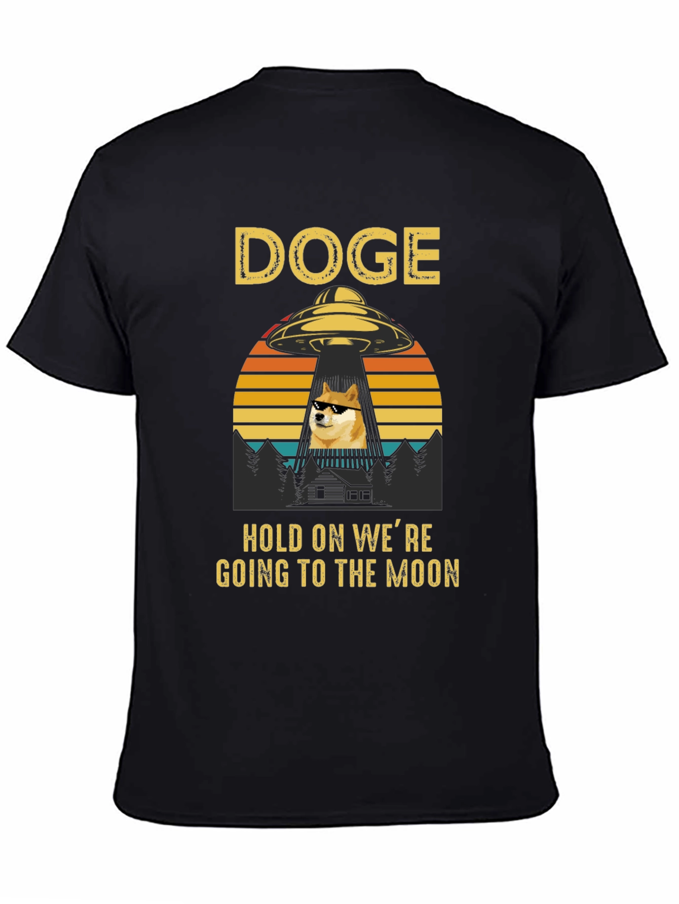 Doge Going to the Moon T-Shirt