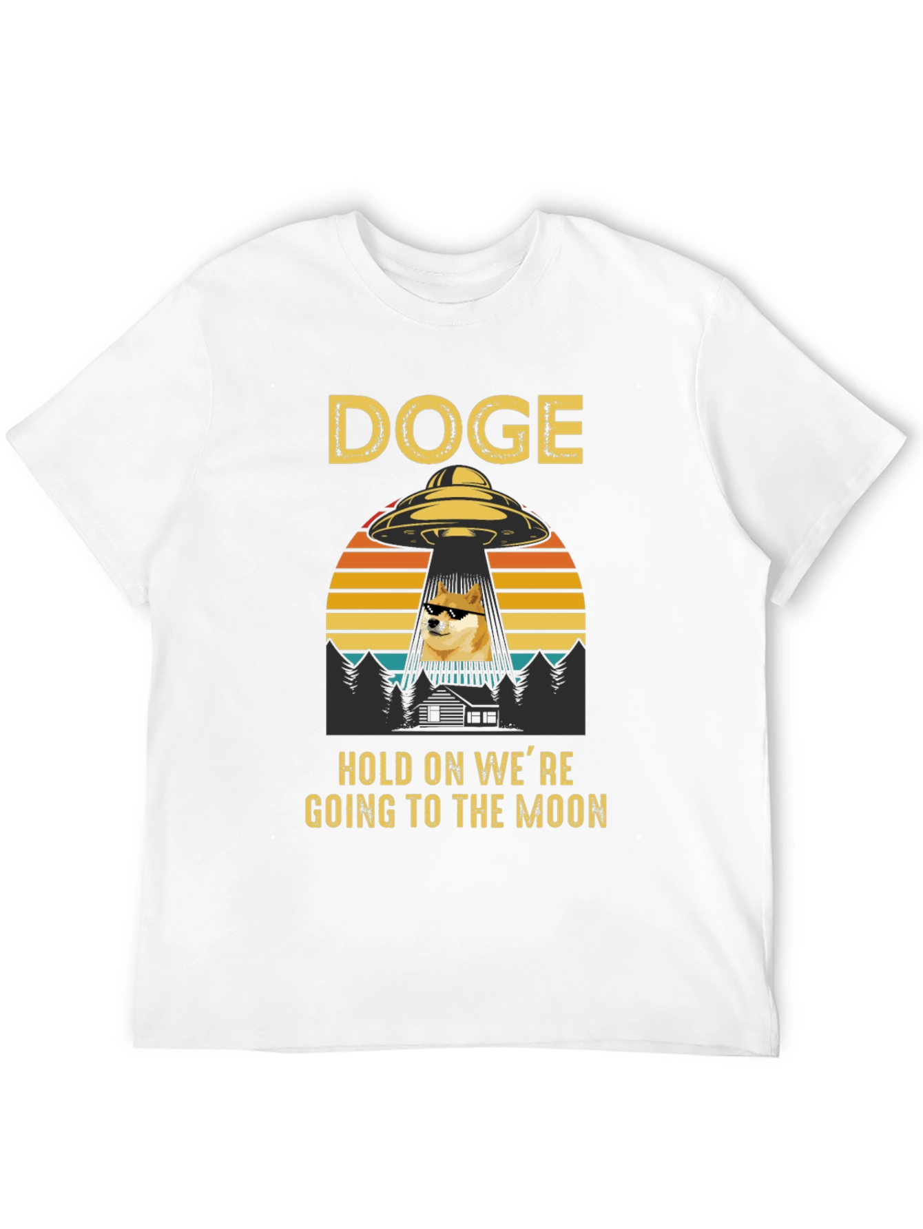Doge Going to the Moon T-Shirt