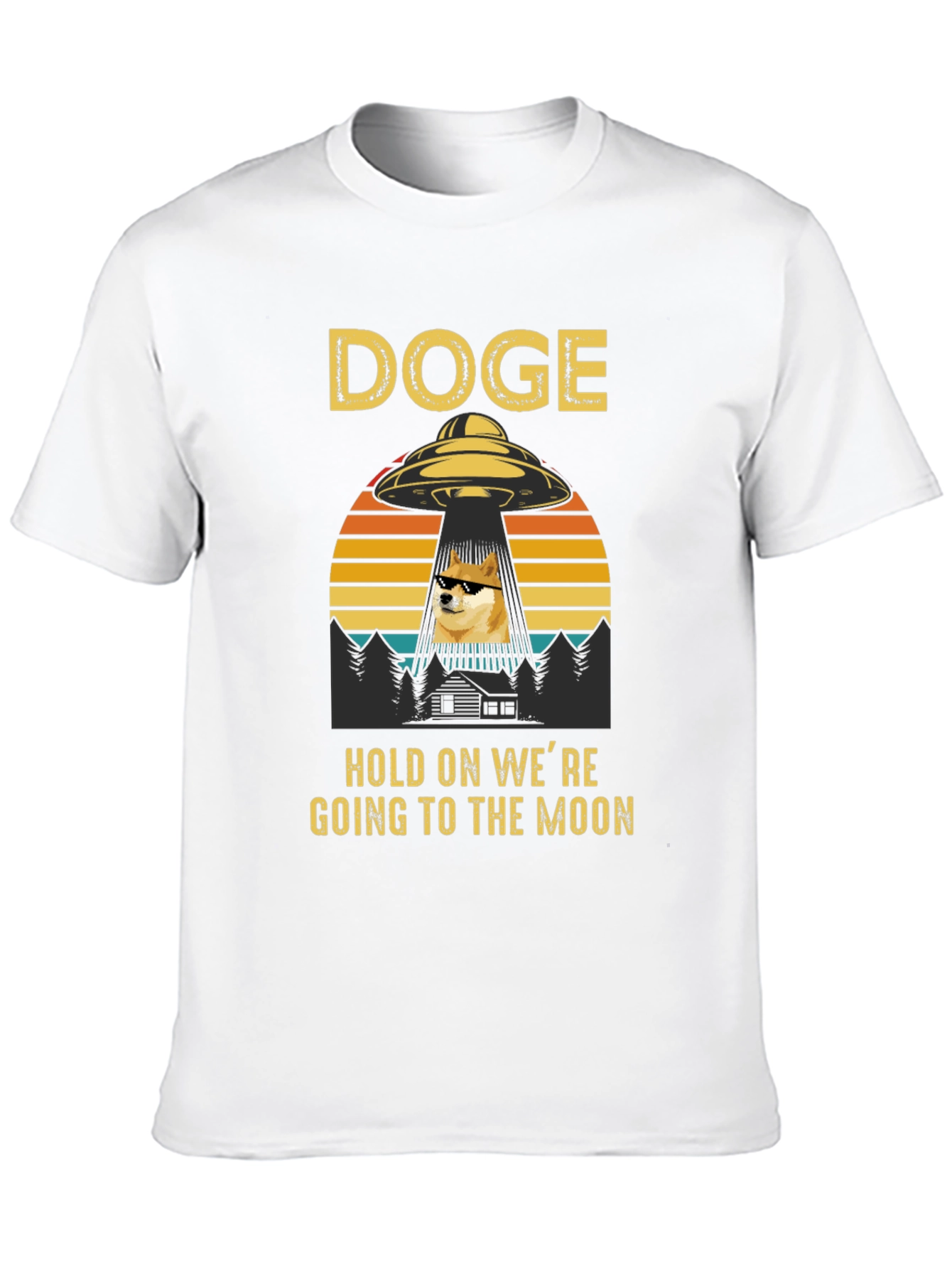 Doge Going to the Moon T-Shirt