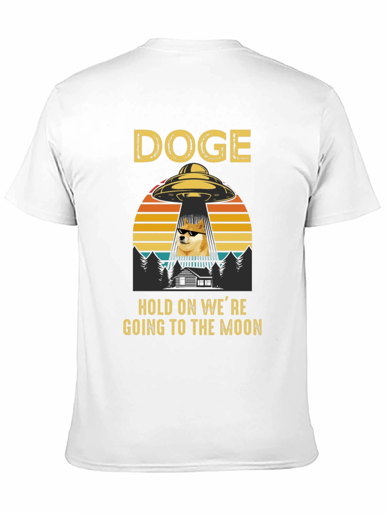 Doge Going to the Moon T-Shirt