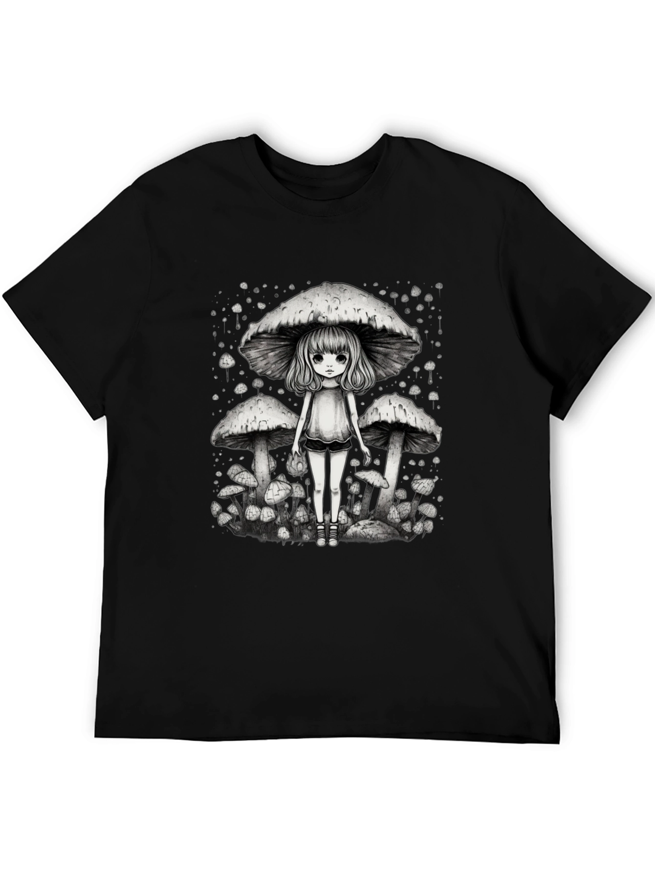 Mushroom Girl Graphic Tee
