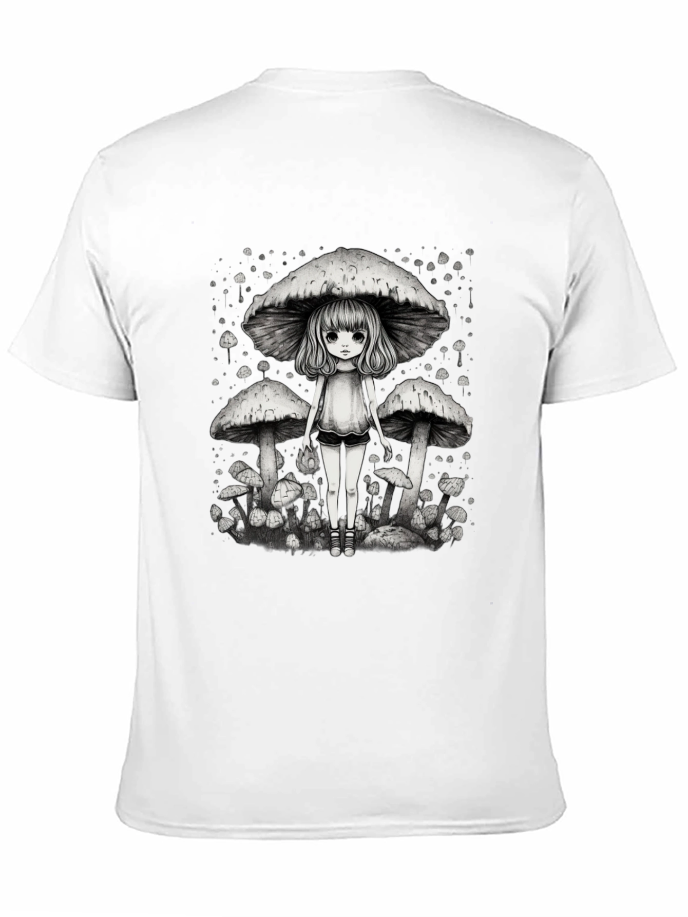 Mushroom Girl Graphic Tee