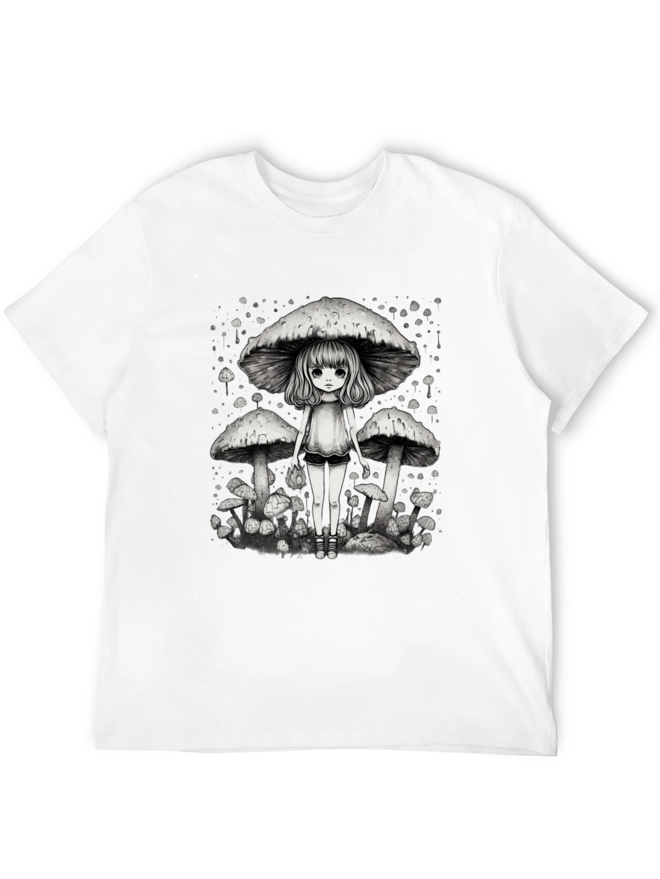 Mushroom Girl Graphic Tee