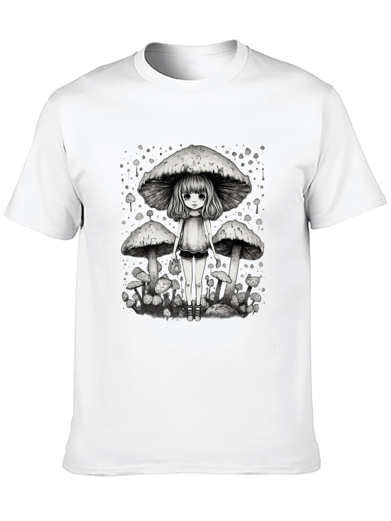 Mushroom Girl Graphic Tee