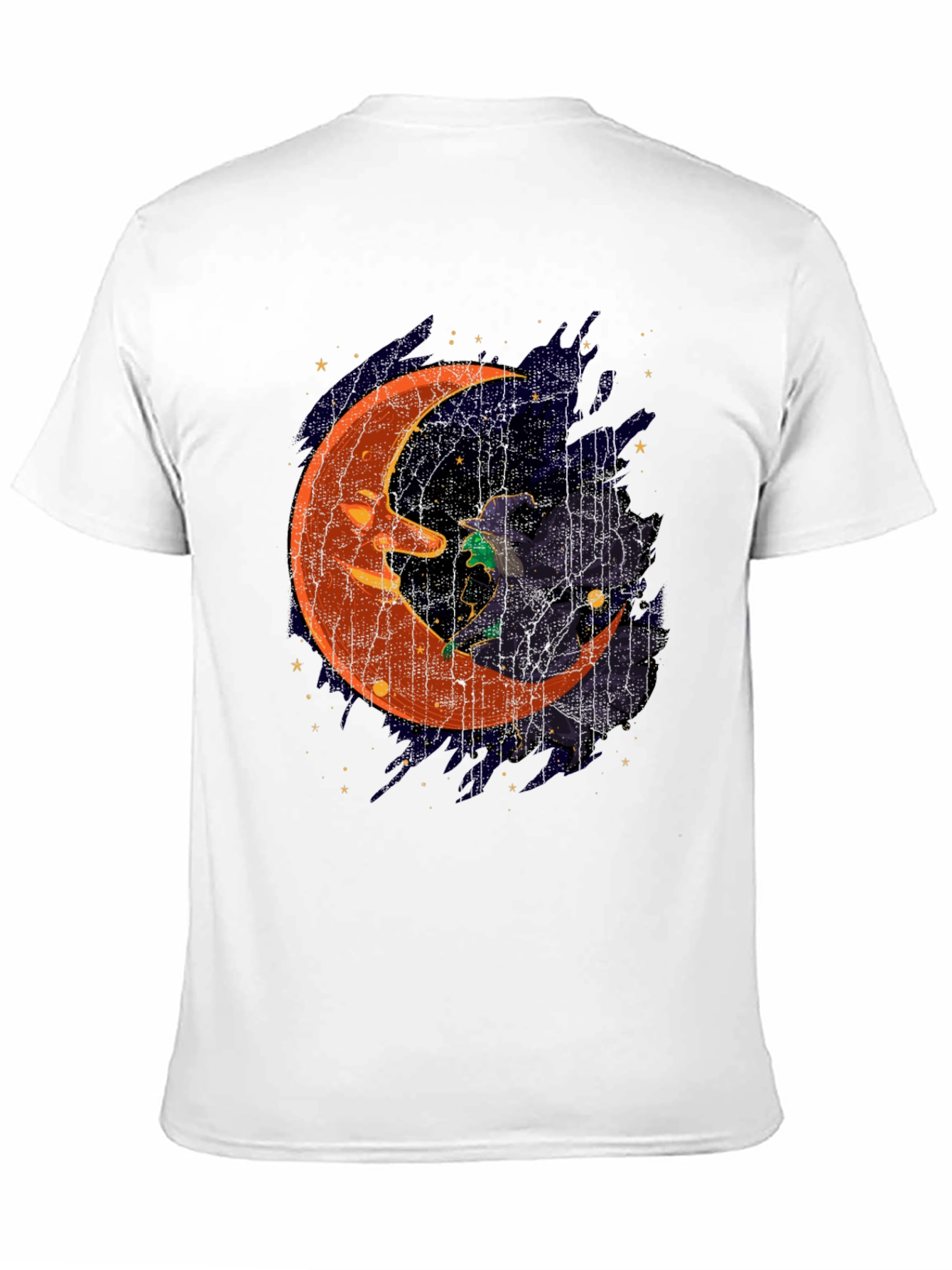 Halloween Witch Moon Graphic T-Shirt