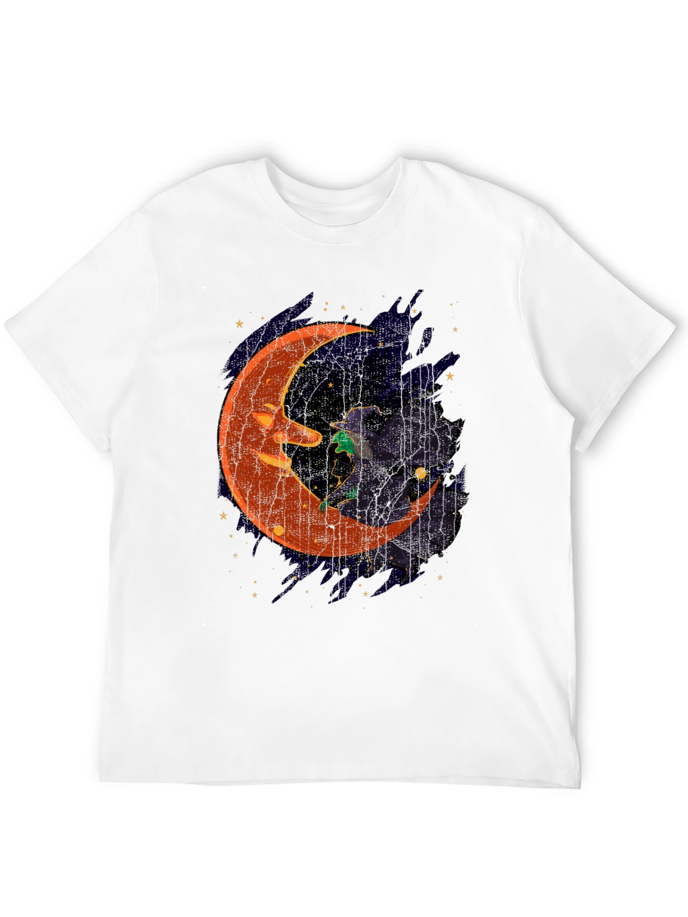 Halloween Witch Moon Graphic T-Shirt
