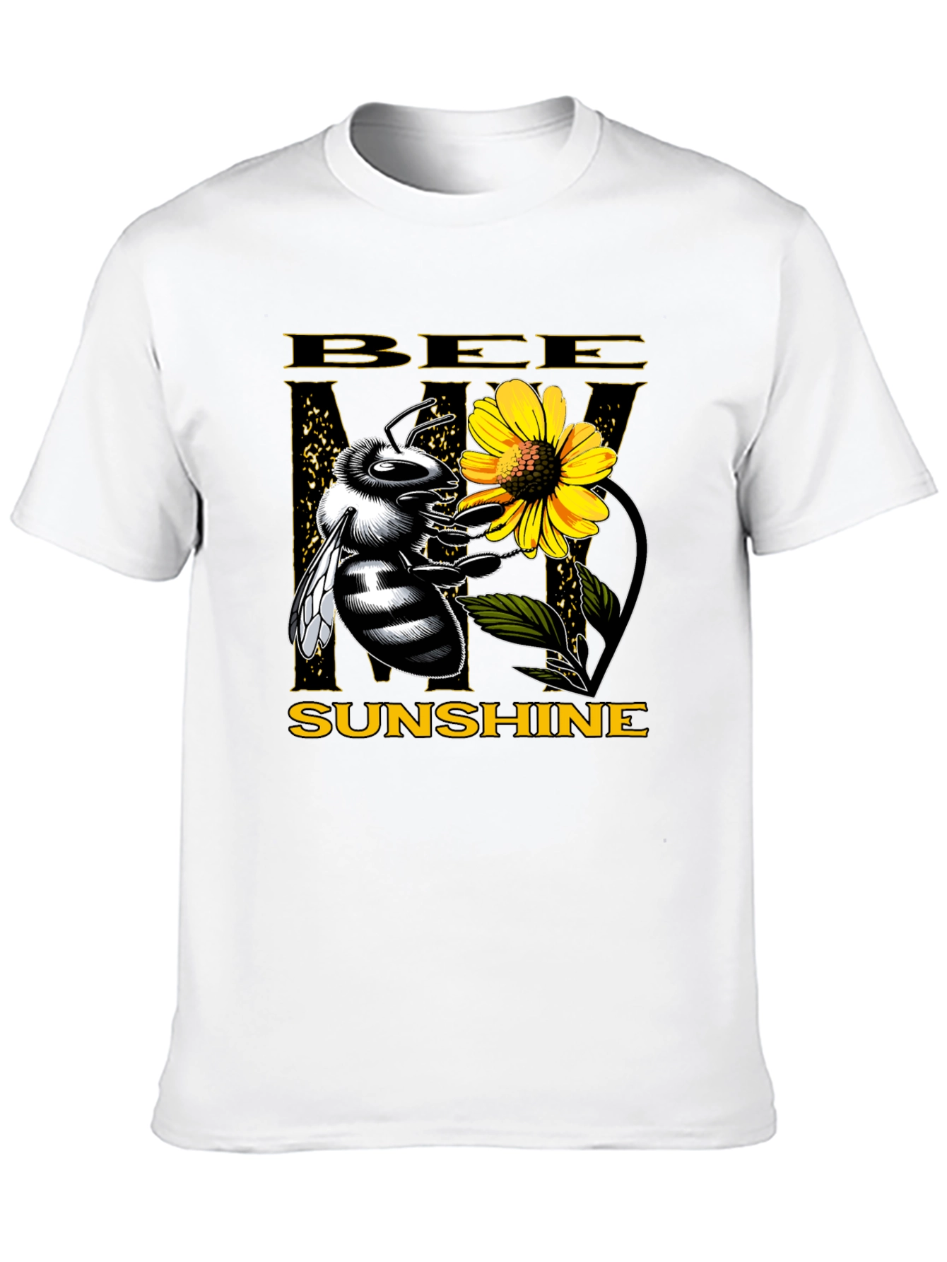 Bee My Sunshine Graphic Tee - Black