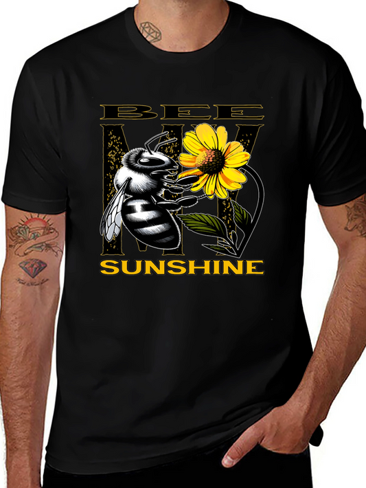 Bee My Sunshine Graphic Tee - Black