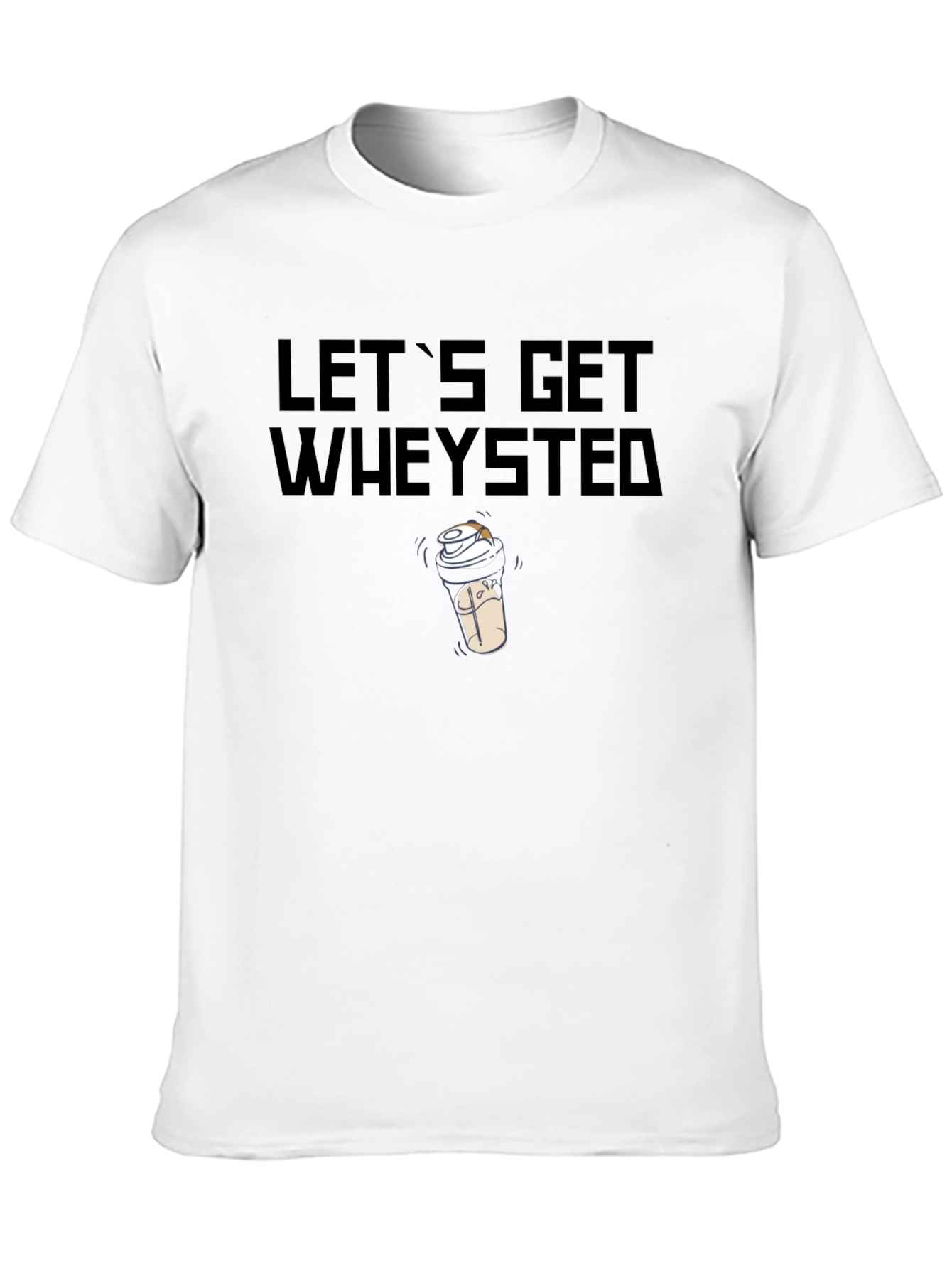 Lets Get Wheysted Black T-Shirt