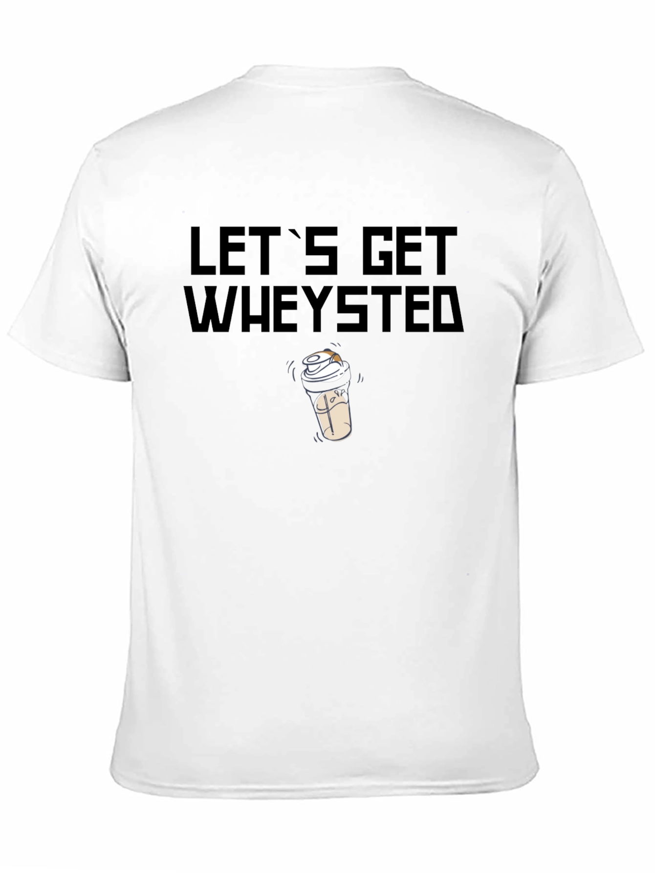Lets Get Wheysted Black T-Shirt